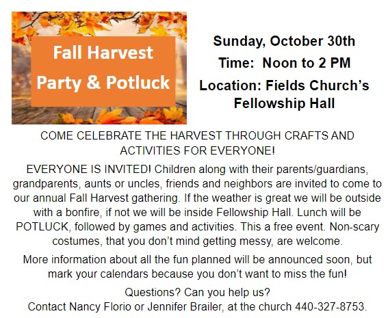 EVENTS - Fields United Methodist Church